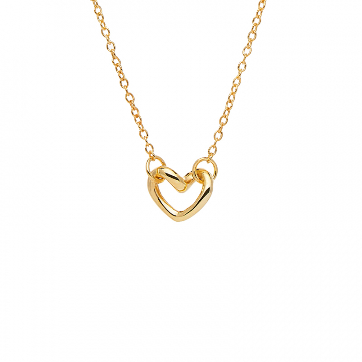 Love Vibe drop necklace gold in de groep Kettingen / Gouden kettingen bij SCANDINAVIAN JEWELRY DESIGN (LVE-N14S452-G)