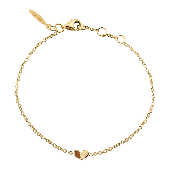 Mi Amor brace gold in de groep Armbanden / Gouden armbanden bij SCANDINAVIAN JEWELRY DESIGN (MAR-B1M181-G)