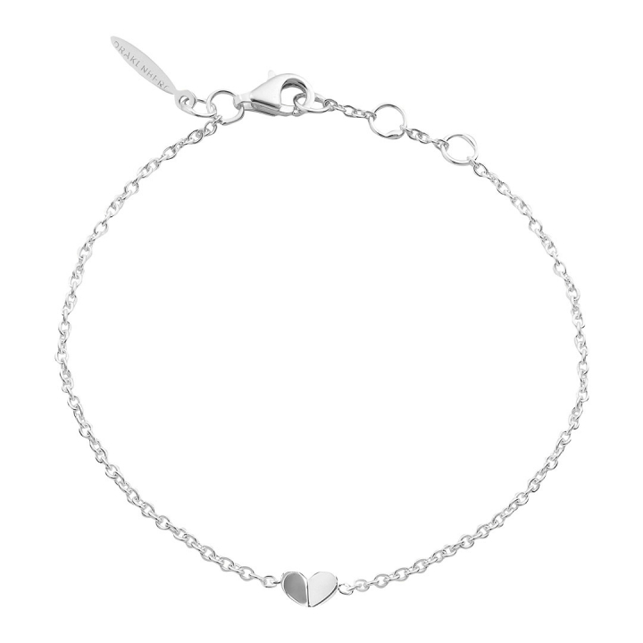 Mi Amor brace silver in de groep Armbanden / Zilveren armbanden bij SCANDINAVIAN JEWELRY DESIGN (MAR-B1M181-S)