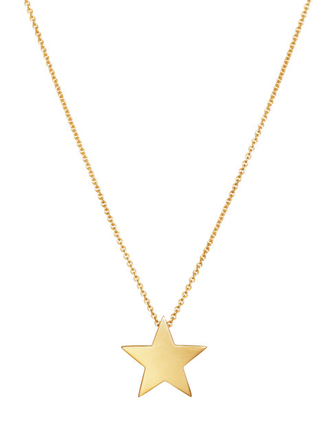 Star Large Kettingen (goud) 42 cm in de groep Kettingen / Gouden kettingen bij SCANDINAVIAN JEWELRY DESIGN (N2104GPS0-OS)