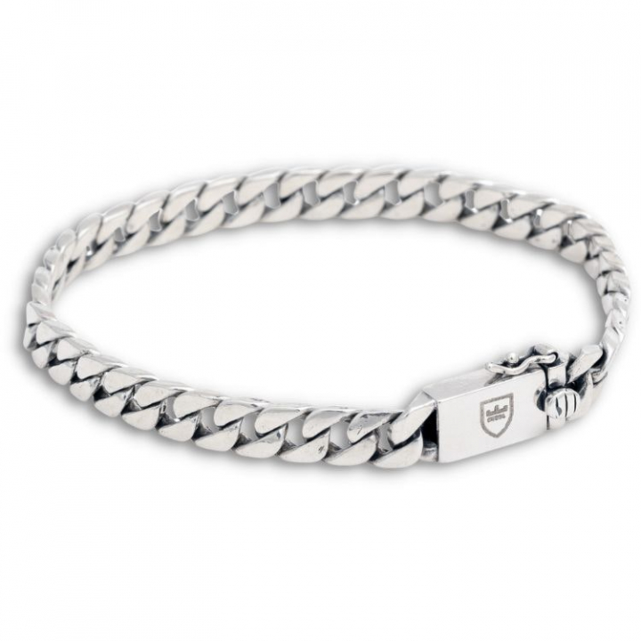 SilverBracelet Pansar in de groep Armbanden / Zilveren armbanden bij SCANDINAVIAN JEWELRY DESIGN (NB19036-19)