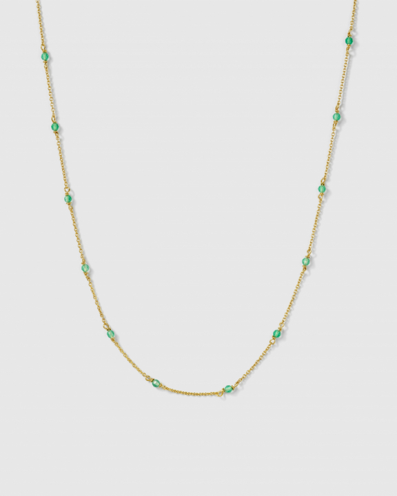 Santa Monica Necklace Gold in de groep Kettingen / Gouden kettingen bij SCANDINAVIAN JEWELRY DESIGN (NG1351GO)