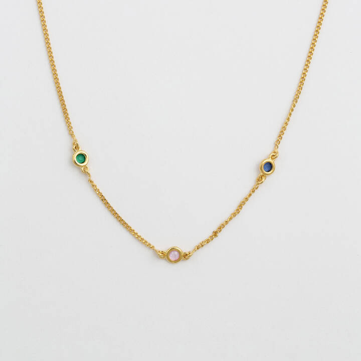 Treasure Shimmer Kettingen Gold in de groep Kettingen / Gouden kettingen bij SCANDINAVIAN JEWELRY DESIGN (NG1355MU)
