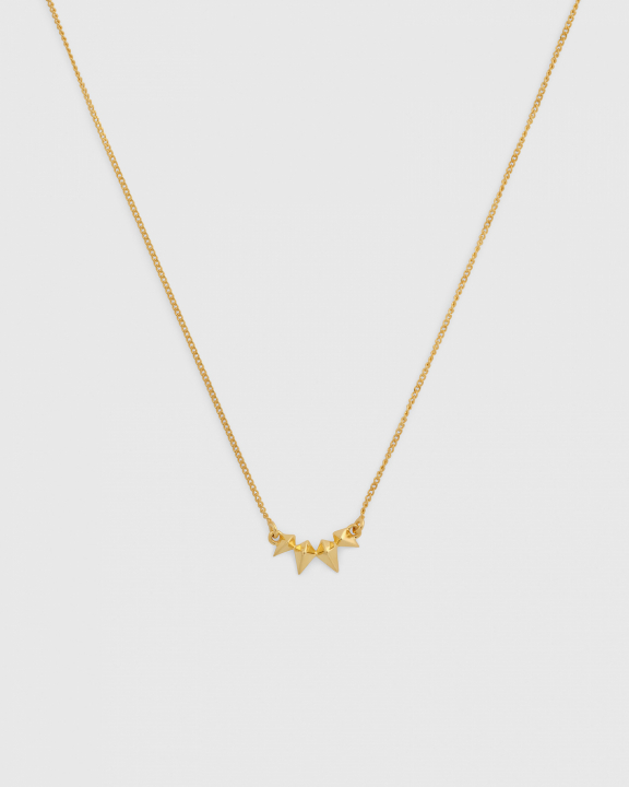 Uma Spike Kettingen Goud in de groep Kettingen / Gouden kettingen bij SCANDINAVIAN JEWELRY DESIGN (NG1385)
