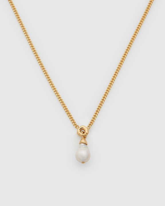 Mary Necklace Gold in de groep Kettingen / Gouden kettingen bij SCANDINAVIAN JEWELRY DESIGN (NG1388)