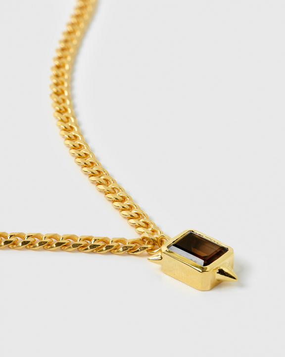 Drama Necklace Gold in de groep Kettingen / Gouden kettingen bij SCANDINAVIAN JEWELRY DESIGN (NG1389)