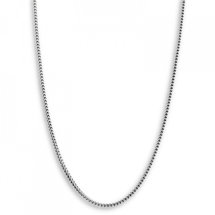 SilverNecklace Rävsvanslänk 50+5cm in de groep Kettingen / Zilveren kettingen bij SCANDINAVIAN JEWELRY DESIGN (NN29014)