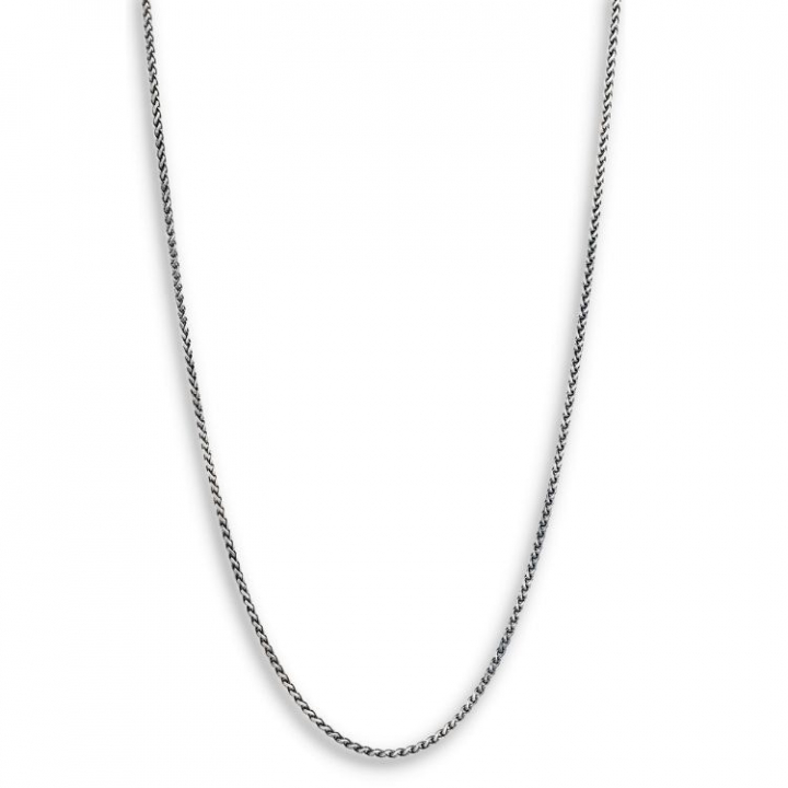 Product Image for NOBEL by BILLGREN SilverNecklace Oxiderat flÃ¤tat 50+5cm