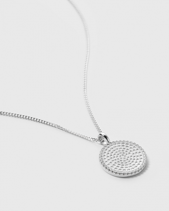 Lucky Coin Heal Necklace Silver in de groep Kettingen / Zilveren kettingen bij SCANDINAVIAN JEWELRY DESIGN (NS1330)