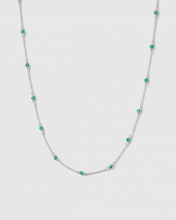 Santa Monica Necklace Silver in de groep Kettingen / Zilveren kettingen bij SCANDINAVIAN JEWELRY DESIGN (NS1351GO)
