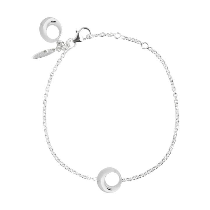 Orbit drop Armbanden Zilver in de groep Armbanden / Zilveren armbanden bij SCANDINAVIAN JEWELRY DESIGN (OBT-B1S181-S)