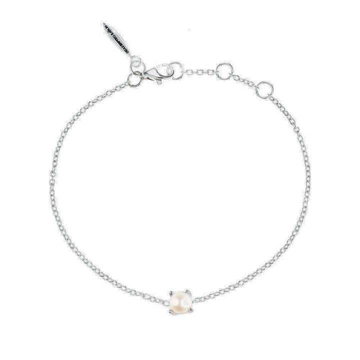 Petite Pearl Armbanden Zilver in de groep Armbanden / Zilveren armbanden bij SCANDINAVIAN JEWELRY DESIGN (PPL-B1M181-S)