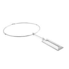 Rectangle Hanger Zilver in de groep Outlet / Kettingen bij SCANDINAVIAN JEWELRY DESIGN (S001-P)