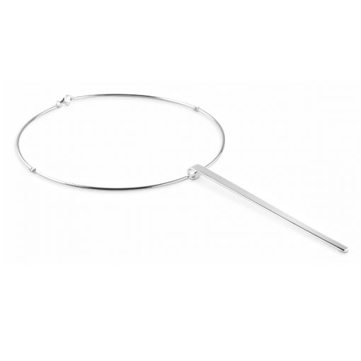 Stick Kettingen (smycke och halsring) Zilver in de groep Kettingen bij SCANDINAVIAN JEWELRY DESIGN (S016-P-125)