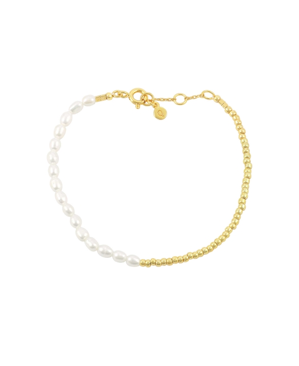 Ella Plain Bracelet Goud in de groep Armbanden / Gouden armbanden bij SCANDINAVIAN JEWELRY DESIGN (S08027-G)