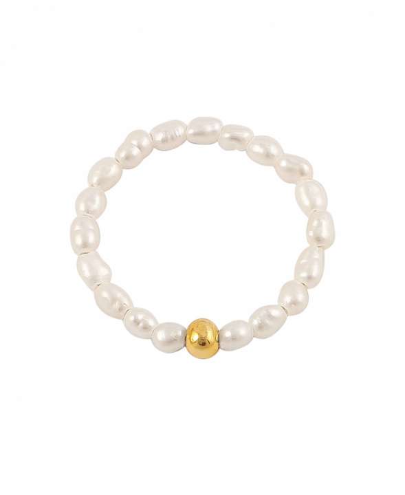 Product Image for Hultquist Copenhagen Pearl Ring Goud 52