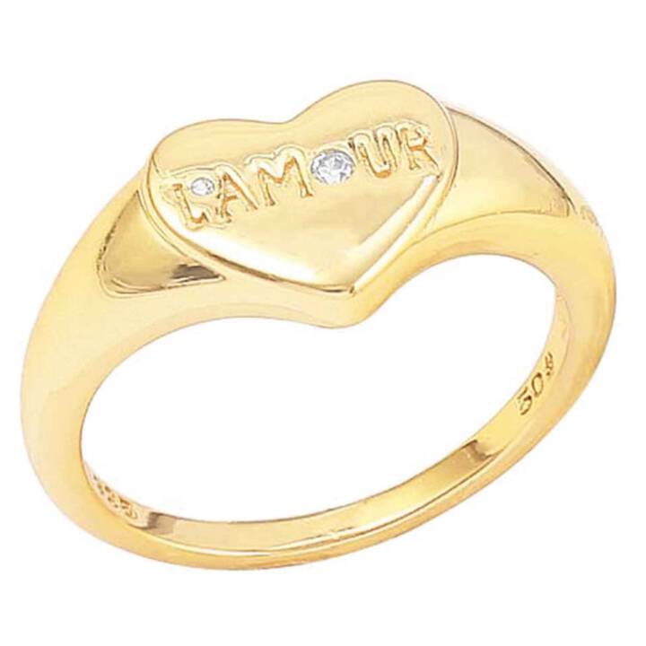 L'amour ring Goud in de groep Ringen / Gouden ringen bij SCANDINAVIAN JEWELRY DESIGN (S08224G)