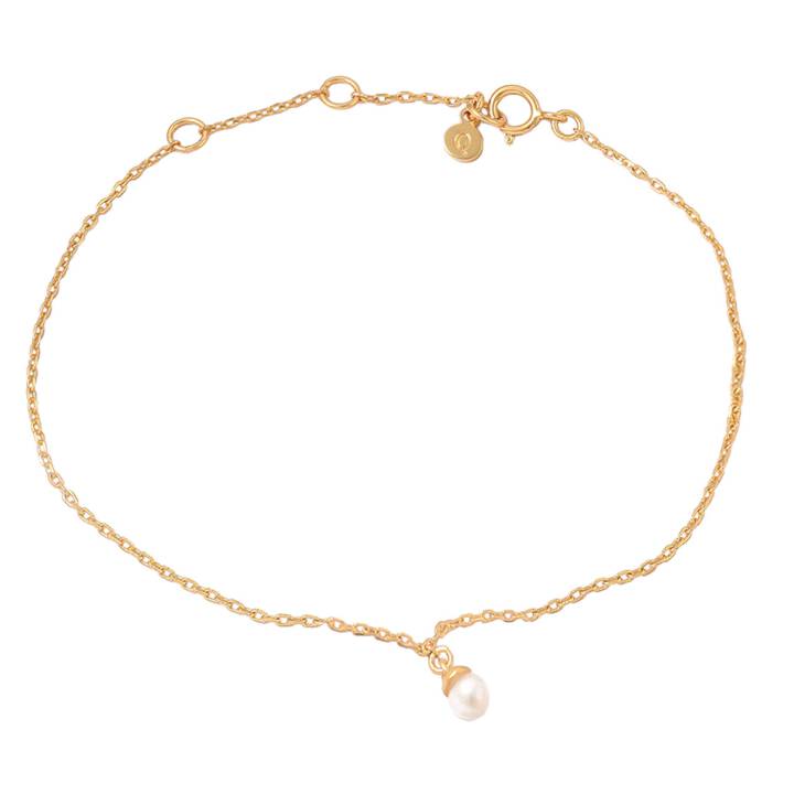 Pearl Armbanden Goud in de groep Armbanden / Gouden armbanden bij SCANDINAVIAN JEWELRY DESIGN (S08258G)