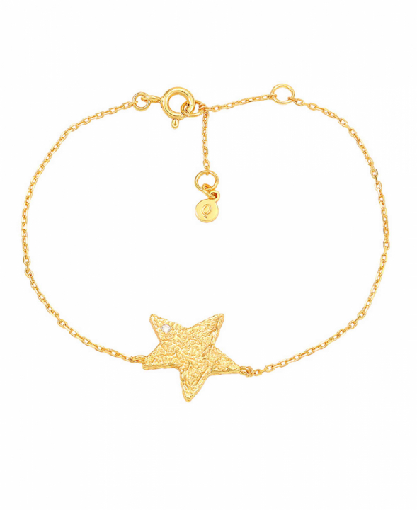 Astra Bracelet Gold in de groep Armbanden / Gouden armbanden bij SCANDINAVIAN JEWELRY DESIGN (S08540G)