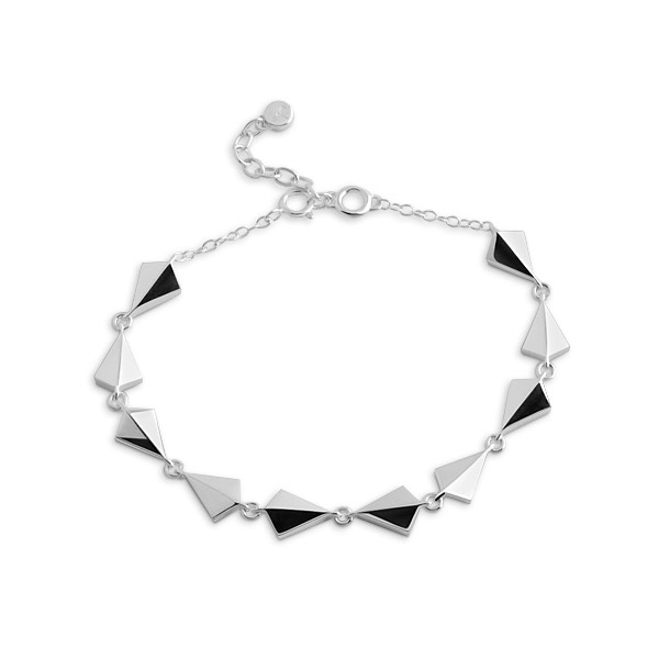 Kite Tenfold Armbanden Zilver in de groep Armbanden / Zilveren armbanden bij SCANDINAVIAN JEWELRY DESIGN (S213)
