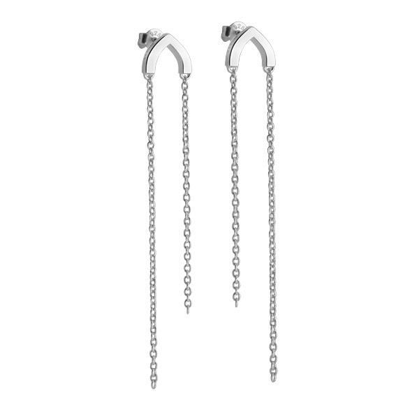 Product Image for Skanshage SWEDEN Petal Long Oorbel Zilver