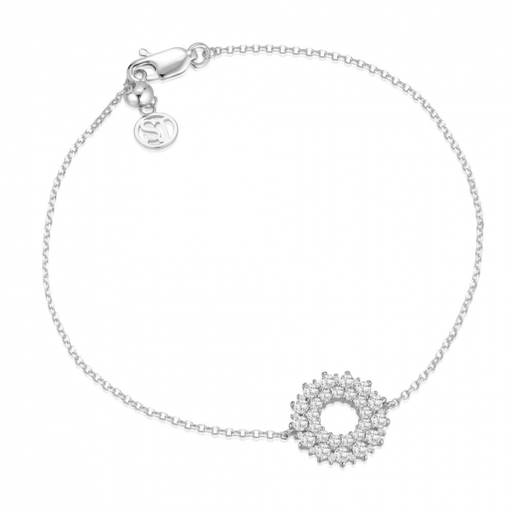 LIVIGNO BRACELET Zilver in de groep Armbanden / Zilveren armbanden bij SCANDINAVIAN JEWELRY DESIGN (SJ-B2366-CZ)