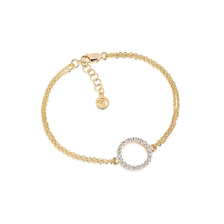 Product Image for Sif Jakobs BIELLA GRANDE Armbanden witte Zirkoner (goud)