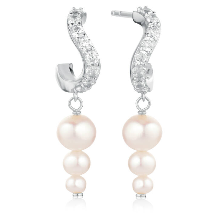 PONZA LUNGO Oorbel in de groep Oorbellen / Pareloorbellen bij SCANDINAVIAN JEWELRY DESIGN (SJ-E12352-PCZ)