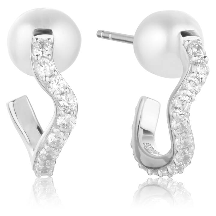 PONZA CREOLO MEDIO Oorbel in de groep Oorbellen / Pareloorbellen bij SCANDINAVIAN JEWELRY DESIGN (SJ-E12354-PCZ)