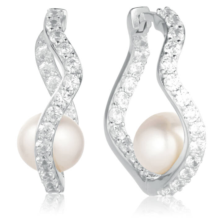 PONZA Oorbel in de groep Oorbellen / Pareloorbellen bij SCANDINAVIAN JEWELRY DESIGN (SJ-E12358-PCZ)
