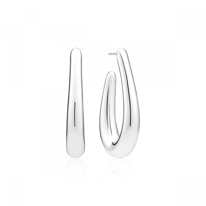 GOCCIA PIANURA PICCOLO Earrings Silver in de groep Oorbellen / Zilveren oorbellen bij SCANDINAVIAN JEWELRY DESIGN (SJ-E2484)