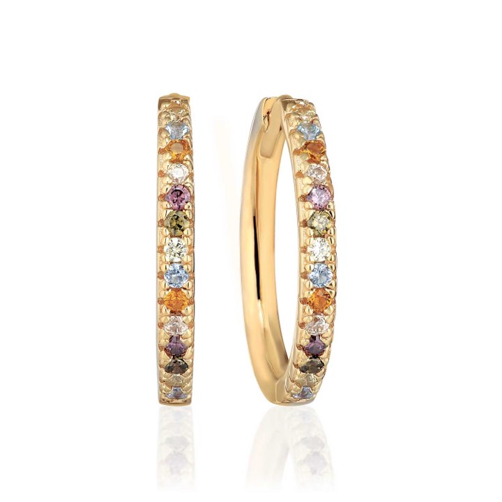 Product Image for Sif Jakobs ELLERA GRANDE Oorbel meerkleurige Zirkoner (goud)
