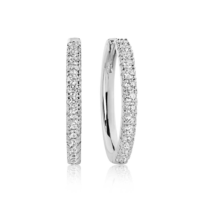 Product Image for Sif Jakobs ELLERA GRANDE Oorbel witte Zirkoner (Zilver)