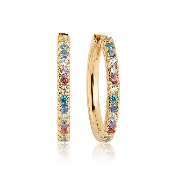 Product Image for Sif Jakobs ELLERA GRANDE Oorbel meerkleurige Zirkoner (goud)