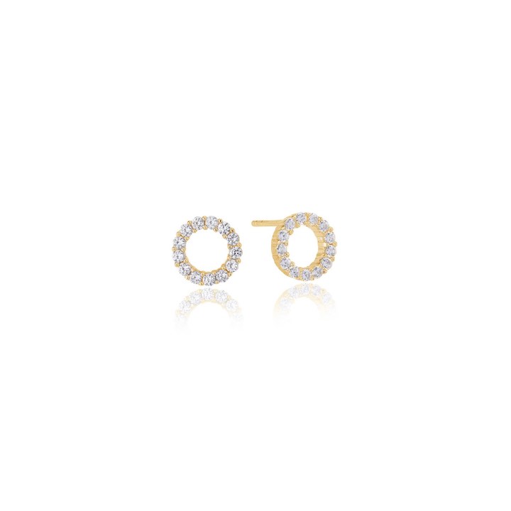 Product Image for Sif Jakobs BIELLA UNO PICCOLO Oorbel witte Zirkoner (goud)