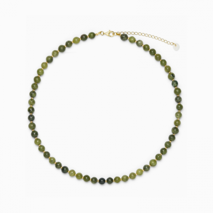Hailey Southern Jade Necklace in de groep Kettingen / Gouden kettingen bij SCANDINAVIAN JEWELRY DESIGN (SJ-KH)