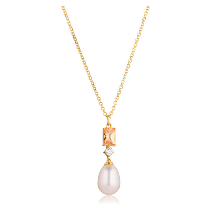 GALATINA Kettingen in de groep Kettingen / Gouden kettingen bij SCANDINAVIAN JEWELRY DESIGN (SJ-N12381-PCH-YG)