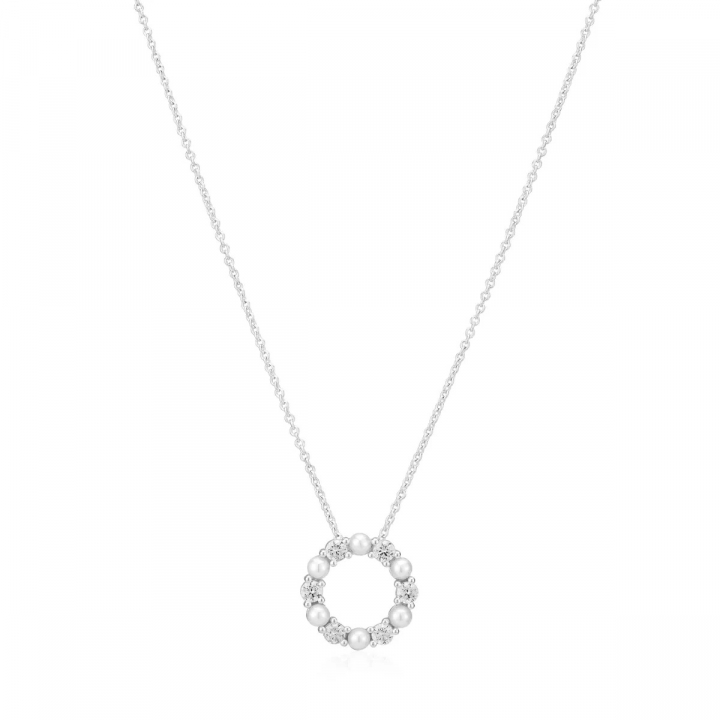 BIELLA PERLA Necklace Silver in de groep Kettingen / Zilveren kettingen bij SCANDINAVIAN JEWELRY DESIGN (SJ-N2432-PCZ)