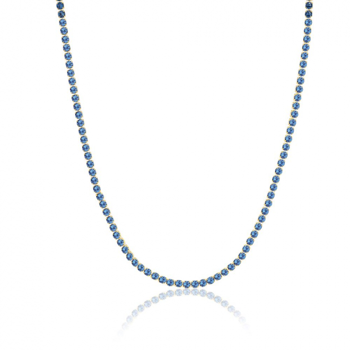 Product Image for Sif Jakobs Ellera Grande - 18k Goudpläterad, med blåa zirkoner Kettingen