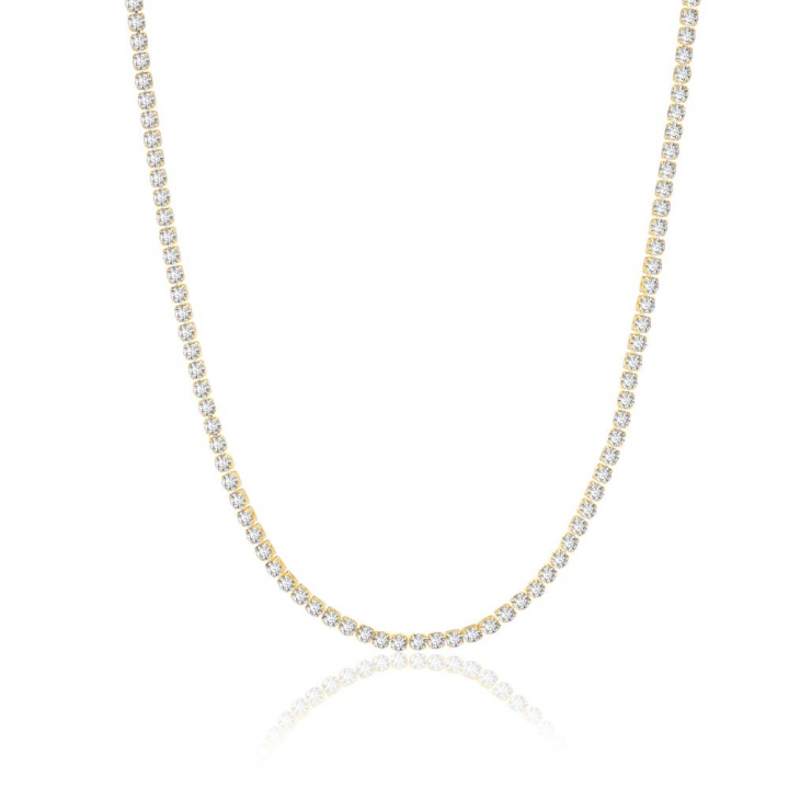 Product Image for Sif Jakobs Ellera Grande - 18k Goudpläterad, med vita zirkoner Kettingen