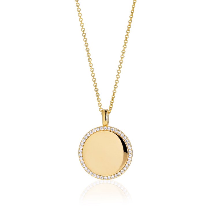 Product Image for Sif Jakobs FOLLINA GRANDE Kettingen witte Zirkoner (goud) 45-60 cm