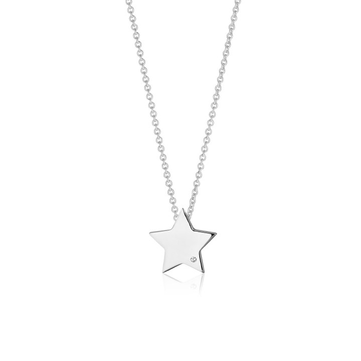 Product Image for Sif Jakobs FOLLINA STELLA Kettingen witte Zirkoner (Zilver) 38-45 cm