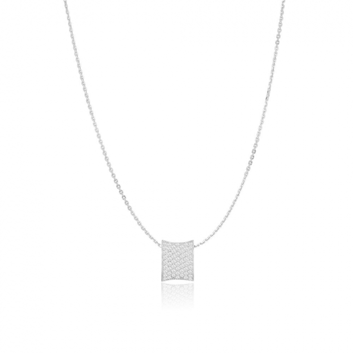 Product Image for Sif Jakobs Feline Concavo - med vita zirkoner Kettingen