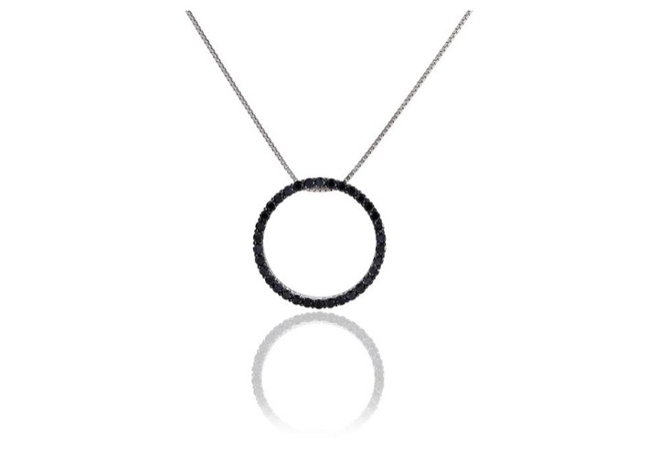 Product Image for Sif Jakobs BIELLA GRANDE Kettingen zwarte Zirkoner (Zilver) 45 cm