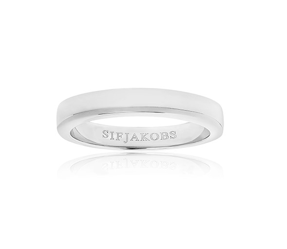 CORTE DUE PIANURA ring (Zilver) in de groep Ringen / Zilveren ringen bij SCANDINAVIAN JEWELRY DESIGN (SJ-R10762)