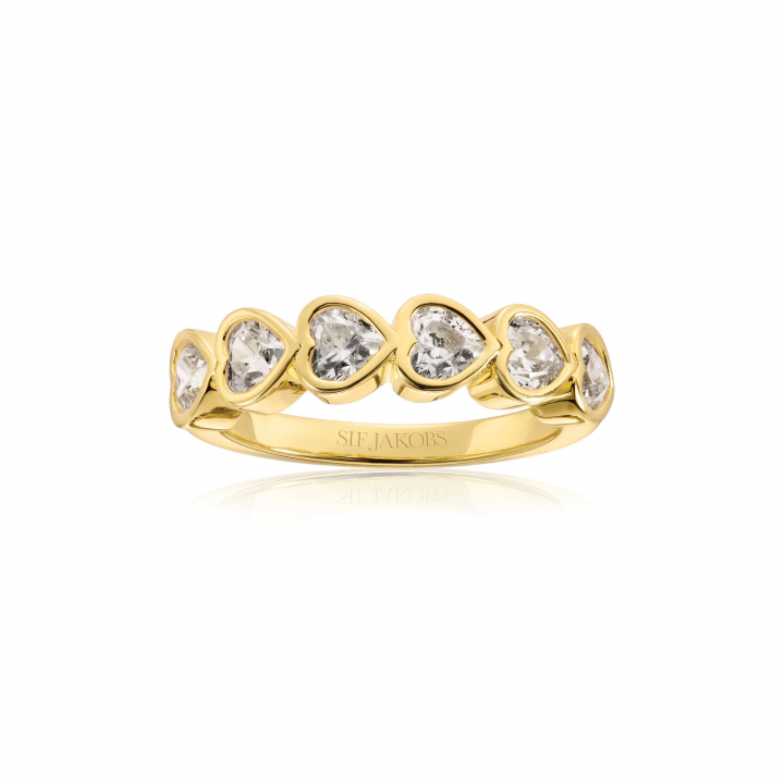 AMORINO RING Goud in de groep Ringen / Gouden ringen bij SCANDINAVIAN JEWELRY DESIGN (SJ-R2494-CZ-YG)