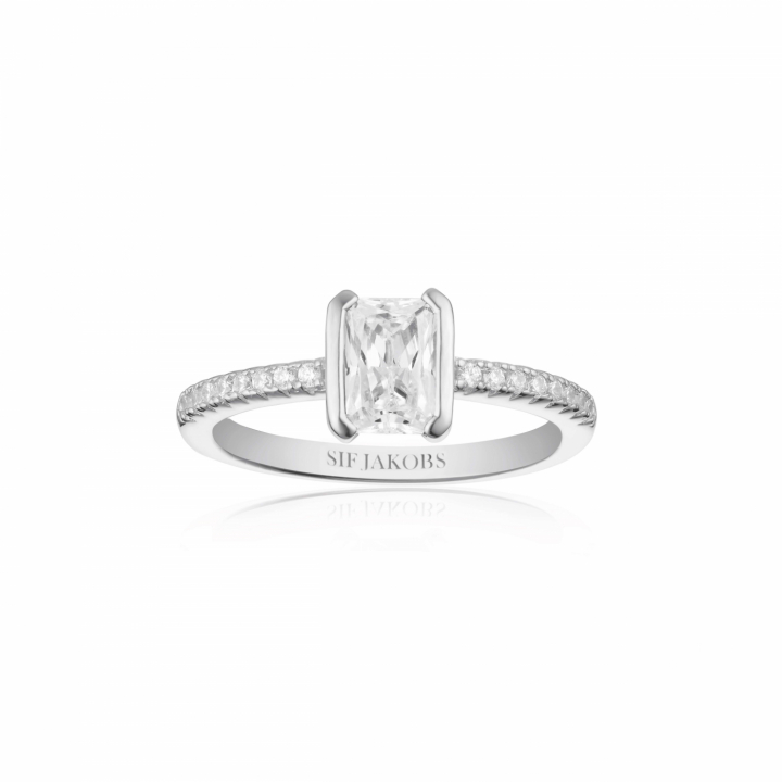 Product Image for Sif Jakobs ROCCANOVA PICCOLO Ring Vita Zirkoner Zilver 50