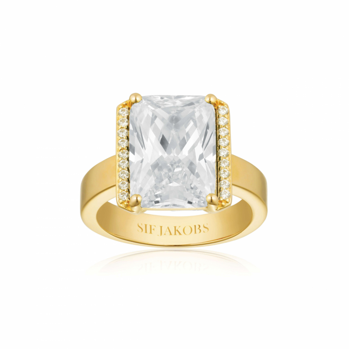 Product Image for Sif Jakobs ROCCANOVA ALTRO GRANDE Ring Vita Zirkoner Goud 52