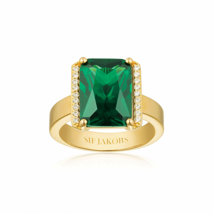 Product Image for Sif Jakobs ROCCANOVA ALTRO GRANDE Ring Grön zirkonia Goud 54
