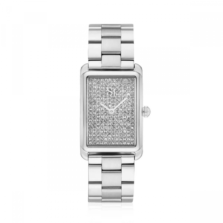 SANTINA WATCH SILVER in de groep Accessoires / Klokken bij SCANDINAVIAN JEWELRY DESIGN (SJ-W1033-CZ)